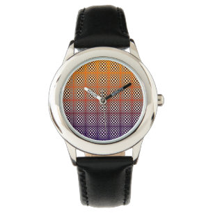 Abstrakte Quadrate 10 Armbanduhr