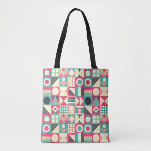 Abstrakte Quadrate 110419 Tasche