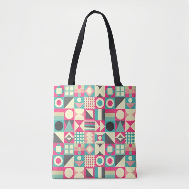Abstrakte Quadrate 110419 Tasche (Vorderseite)