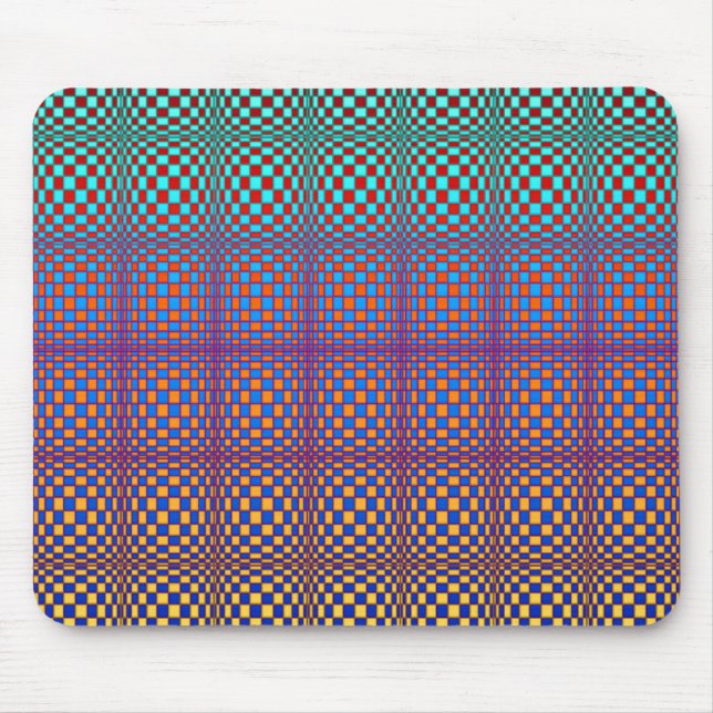 Abstrakte Quadrate 2 Mousepad (Vorne)