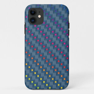 Abstrakte Quadrate iPhone 11 Hülle