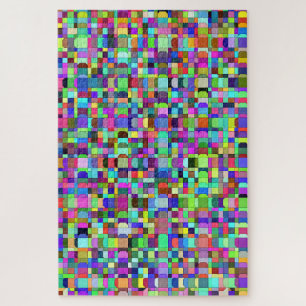 Abstrakte Quadrate Formen Multicolor Muster