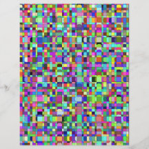 Abstrakte Quadrate Formen Multicolor Muster