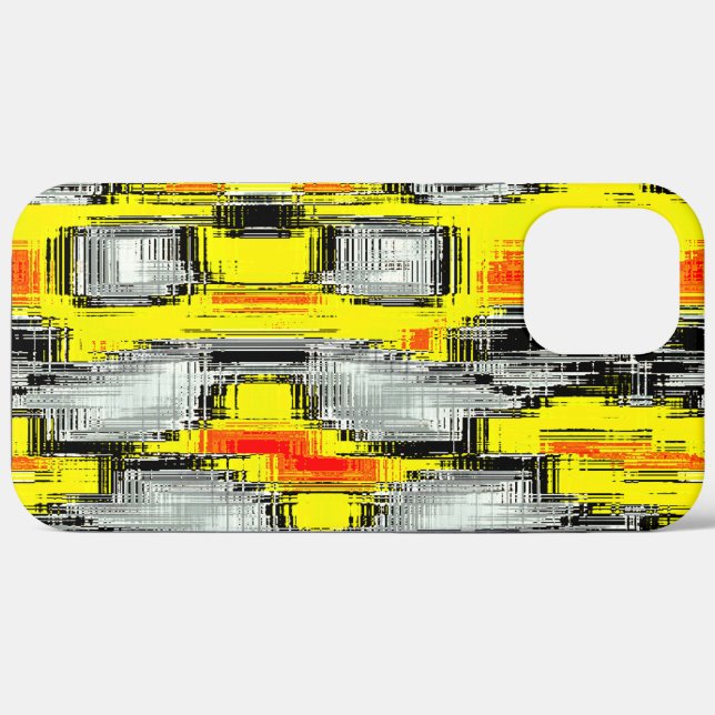Abstrakte Quadrate, gebildet aus Kratzern über Gel Case-Mate iPhone Hülle (Rückseite (Horizontal))
