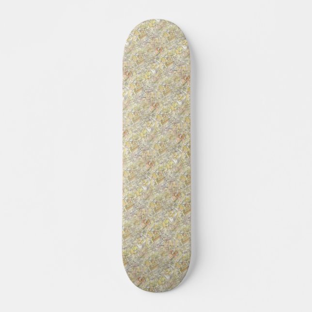 Abstrakte Quadrate Skateboard (Vorne)