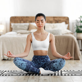 abstrakte Quadratzellen Yogamatte