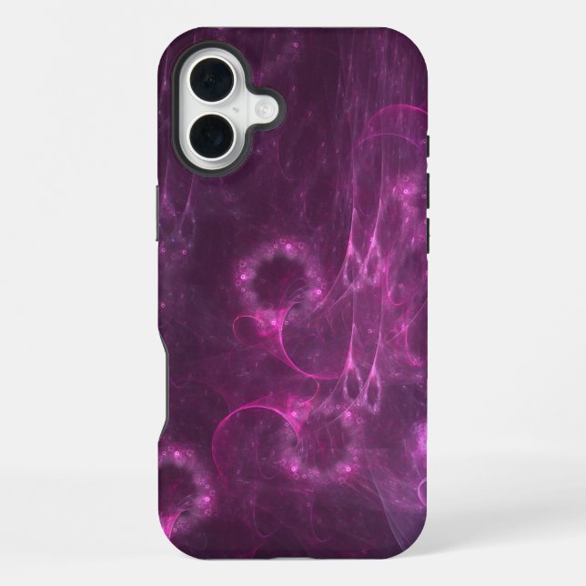 abstrakte Qualle iPhone 16 Plus Hülle (Rückseite)