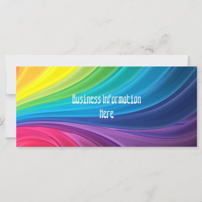 Abstrakte Rainbow 2012 Calendar Lesezeichen Rack C (Vorderseite)