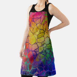 Abstrakte Rainbow-Farben Schürze
