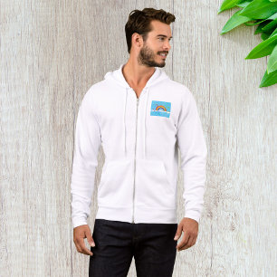 Abstrakte Rainbow Floral Wirbel und Paint Spritzer Hoodie