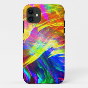 Abstrakte Rainbow-Kunstschmiede Kunstvoll Farben Case-Mate iPhone Hülle