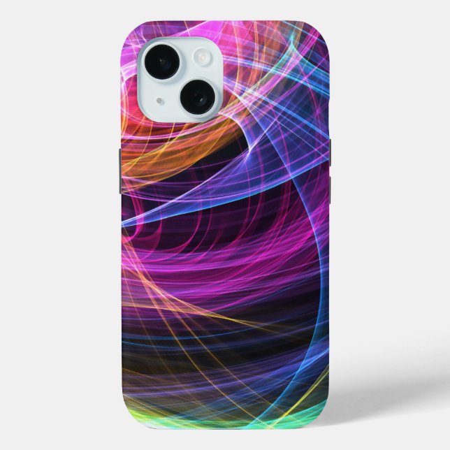 Abstrakte Rainbow-Lampen Case-Mate iPhone Hülle (Rückseite)