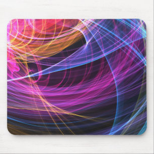 Abstrakte Rainbow-Lampen Mousepad