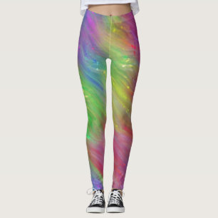 Abstrakte Rainbow-Leggings Leggings
