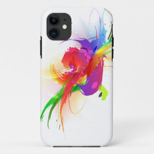 Abstrakte Rainbow Lorikeet Paint-Spritzer title_seo2