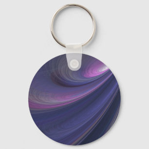 Abstrakte Rainbow Swirl Schlüsselkette Schlüsselanhänger