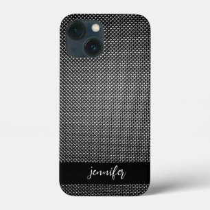 Abstrakte Rastertextur mit benutzerdefinierbarem N Case-Mate iPhone Hülle