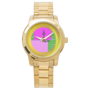 Abstrakte Rechtecke Armbanduhr
