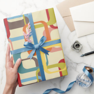 Abstrakte Rechtecke Geschenkpapier