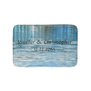 Abstrakte Reflektion Personalisiert Plush Bath Mat Badematte