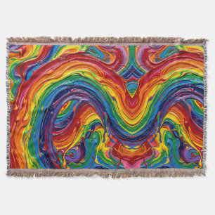 Abstrakte Regenbogen-Bogen-Brücken-Decken Decke
