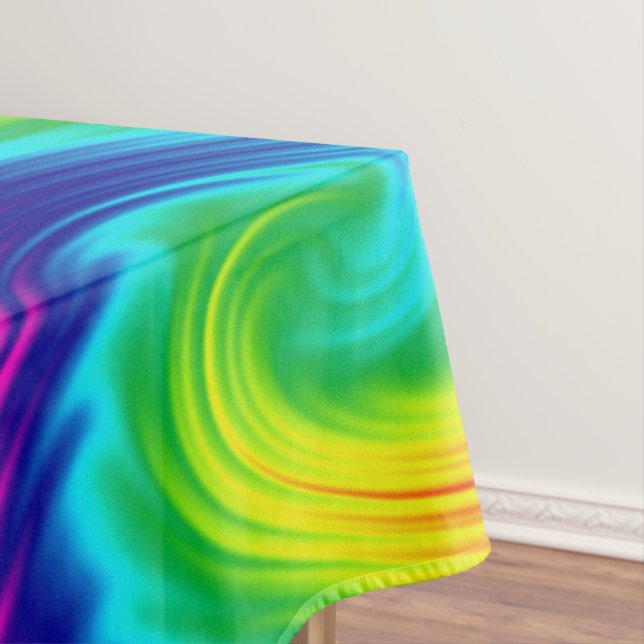 abstrakte Regenbogenbeschaffenheit Tischdecke (Beispiel)