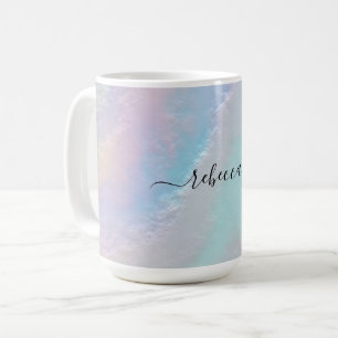 Abstrakte Regenbogentextur Kaffeetasse