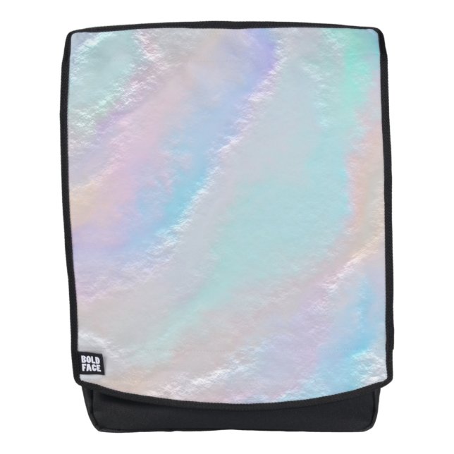 Abstrakte Regenbogentextur Rucksack (Vorderseite)
