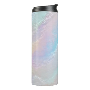 Abstrakte Regenbogentextur Thermosbecher
