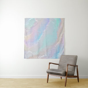 Abstrakte Regenbogentextur Wandteppich
