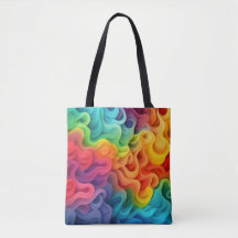 Abstrakte Regenbogenwellen