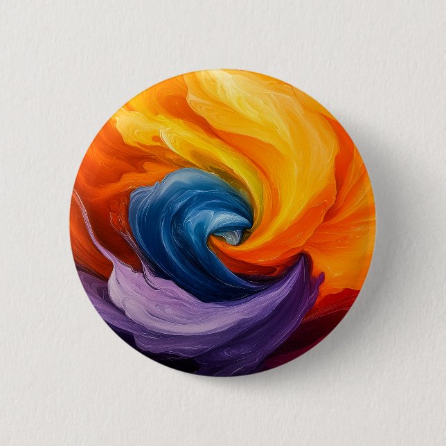 Abstrakte Rippeln Button (Vorderseite)