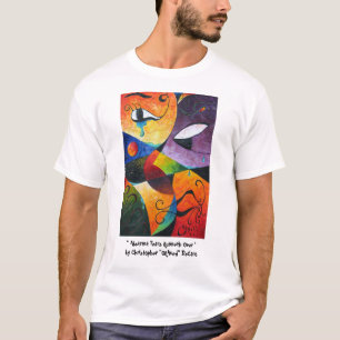 Abstrakte Risse Runneth vorbei durch Christopher - T-Shirt