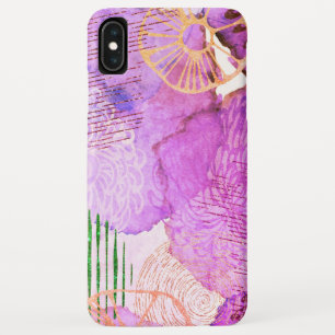 Abstrakte Rosa Foil-Blume Case-Mate iPhone Hülle