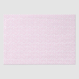 Abstrakte rosa Herzen auf Weiß Seidenpapier