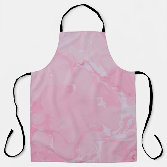 Abstrakte rosa Tapete Schürze (Vorderseite)