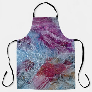 Abstrakte rosa und blaue Malerei Schürze