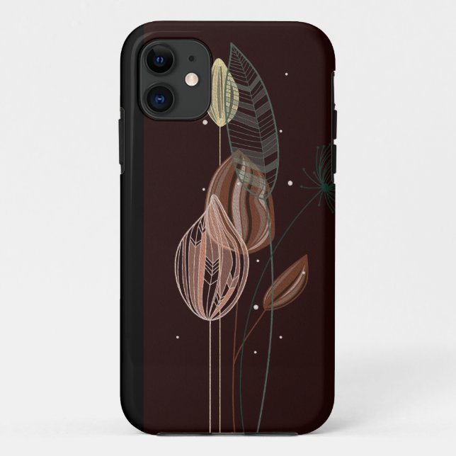 Abstrakte Rosa und Goldgräber Minimalistisch Botan Case-Mate iPhone Hülle (Rückseite)