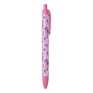 Abstrakte rosa und lila Formen, benutzerdefinierte Kugelschreiber