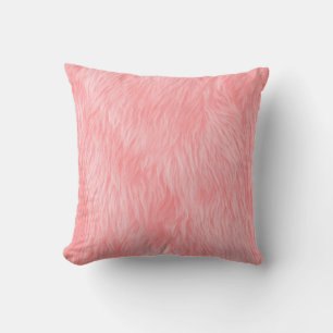 Abstrakte rosa Wolle, Stoffhintergrund Kissen