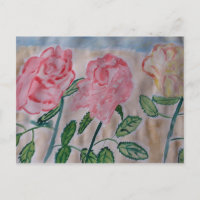 Abstrakte Rose im Sommer