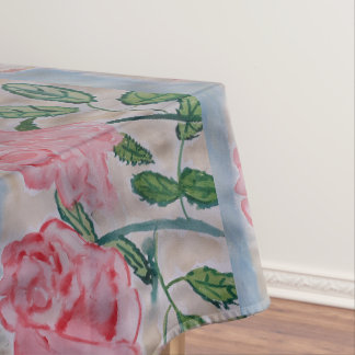 Abstrakte Rose im Sommer Tischdecke