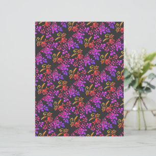 Abstrakte Rose - Scrapbook Paper