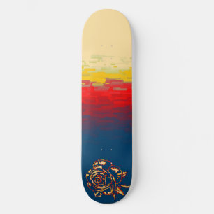 Abstrakte Rose Skateboard Deck