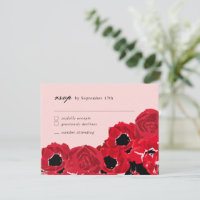 Abstrakte Rose und Poppies zur Koordinierung der U