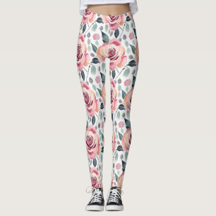 Abstrakte Rosen in Pastellfarben  Leggings
