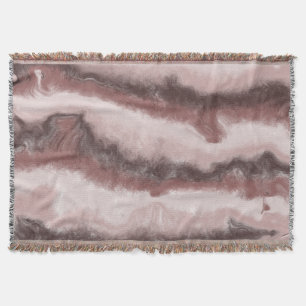 Abstrakte Rosenholz-Mineral-Flüssigkeitskunst Decke