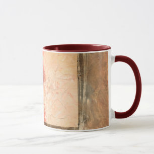 Abstrakte Rote Landschaft Tasse