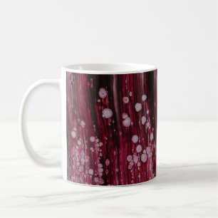 Abstrakte rote Malerei Kaffeetasse