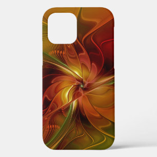 Abstrakte rote orange braune grüne Fraktal-Kunst-B Case-Mate iPhone Hülle